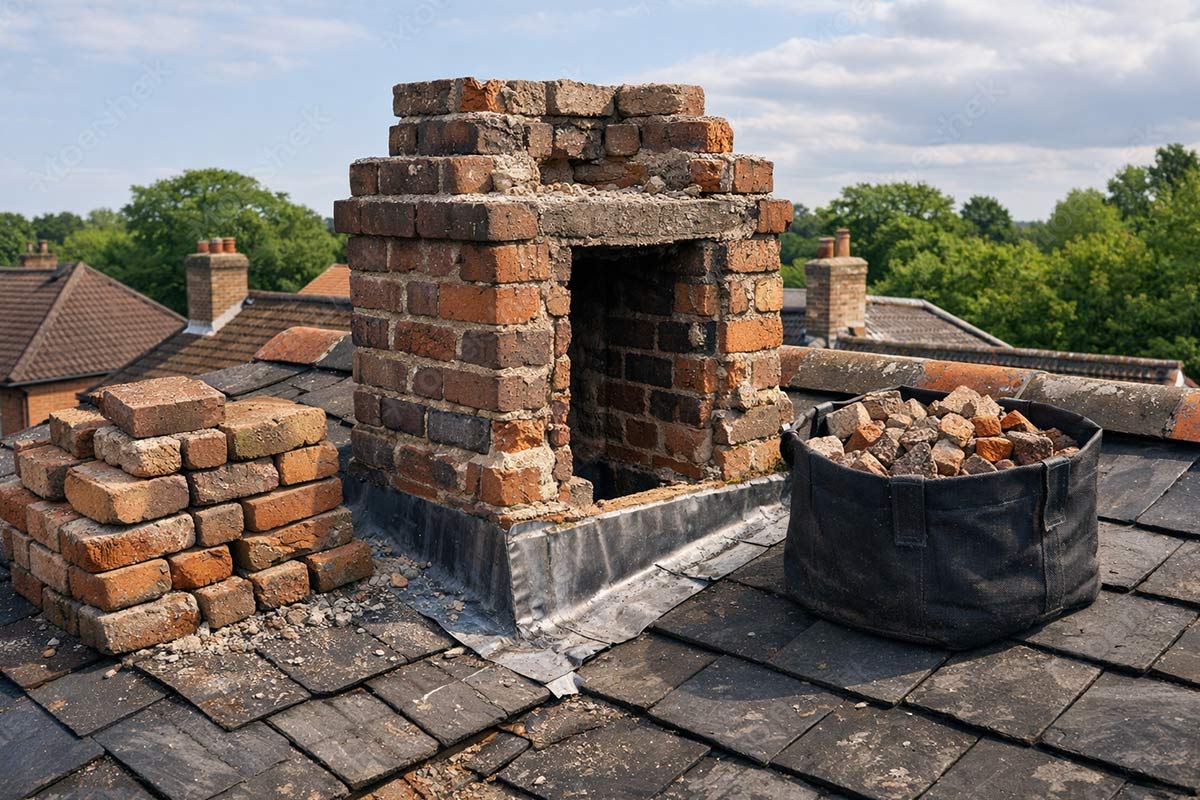 Chimney Removal and Demolition
